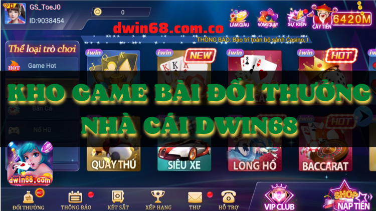 kho game bài dwin68